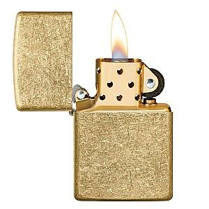 Bricheta Zippo Classic Tumbled Brass 49477