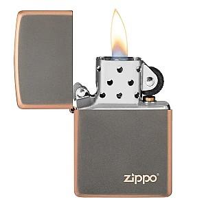 Bricheta Zippo Rustic Bronze Logo 49839ZL