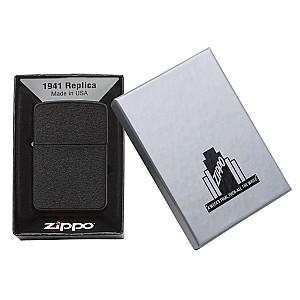 Bricheta Zippo 1941 Replica Black Crackle 28582
