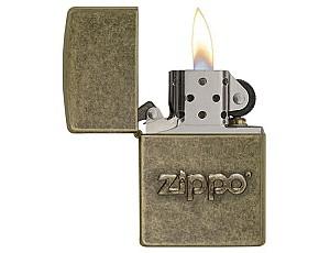 Bricheta Zippo Stamp Antique Brass 28994