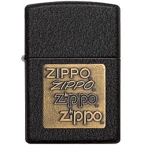 Bricheta Zippo Black Crackle Brass 362