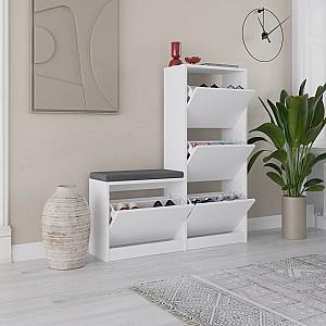 Dulap pentru incaltaminte DECO Dude White