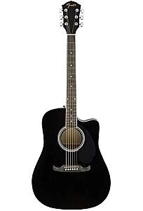 Chitara electro-acustica Fender FA-125CE Dreadnought Walnut Fingerboard Black