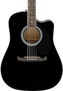 Chitara electro-acustica Fender FA-125CE Dreadnought Walnut Fingerboard Black