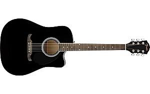 Chitara electro-acustica Fender FA-125CE Dreadnought Walnut Fingerboard Black