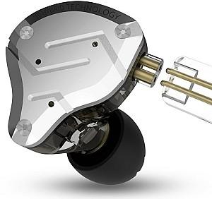 Casti KZ Acoustics ZS10 PRO Silver-Black
