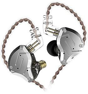 Casti KZ Acoustics ZS10 PRO Silver-Black