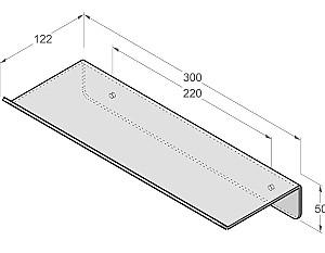Raft pentru baie Daske SH/P-0423W