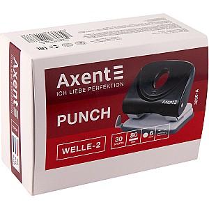 Perforator Axent Welle-2, 30 coli, negru, 3830-01-A