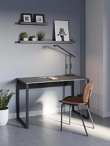 Masa de birou DECO Inna Retro Grey / Black Bute