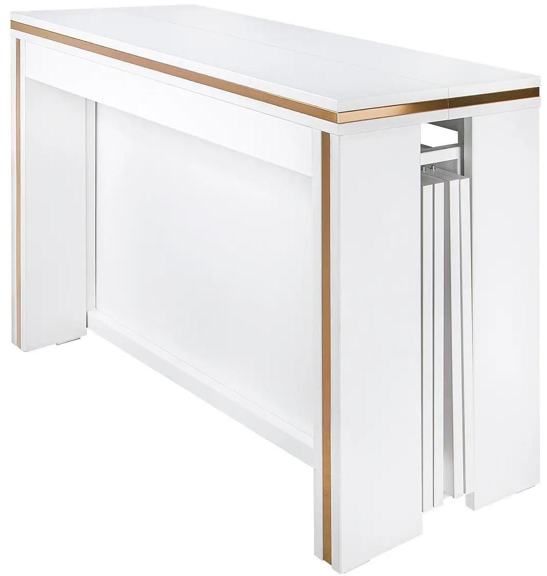 Masa ArtFlame Console White/Gold 2.6m