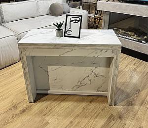 Masa Flat Console 5in1 Marmura Alb