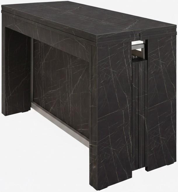 Masa Flat Console 5in1 Marmura Neagra