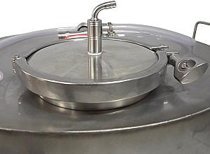 Butoi de inox IPS GROUP INOX 105 l ( cu robinet, aerator, furtun)