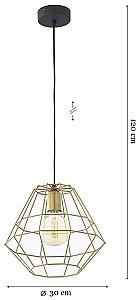 Lustra TK Lighting Diamond 3220 Gold