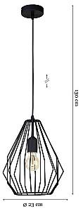 Lustra TK Lighting Brylant 2257 Black