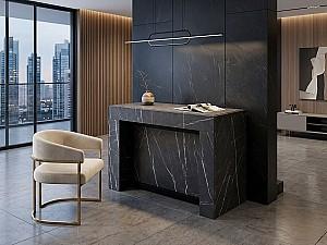 Masa Flat Cubisto 5in1 Marmura Neagra