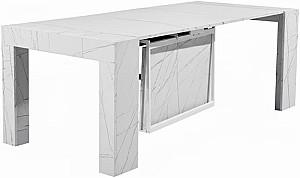 Masa Flat Cubisto 6in1 Marmura Alba