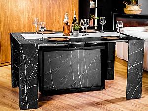 Masa Flat Cubisto 6in1 Marmura Neagra