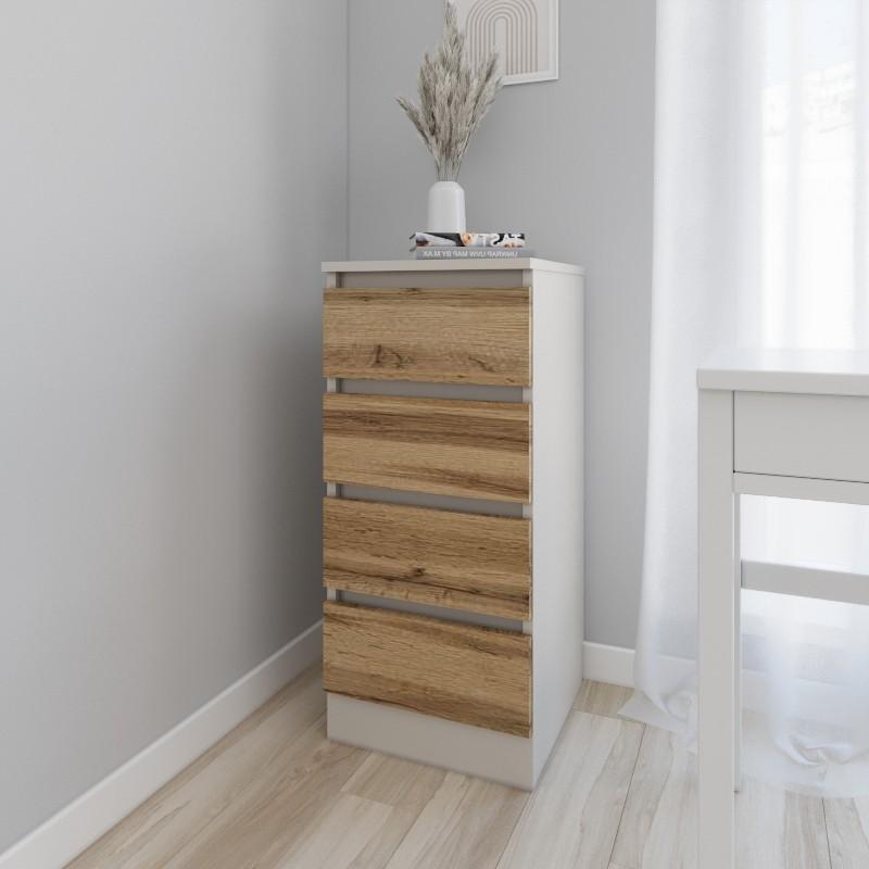 Comoda Smartex Т1 40 cm Cașmir / Stejar Închis