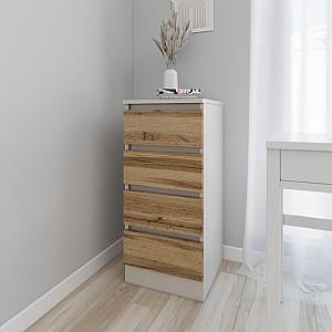 Comoda Smartex Т1 40 cm Cașmir / Stejar Închis