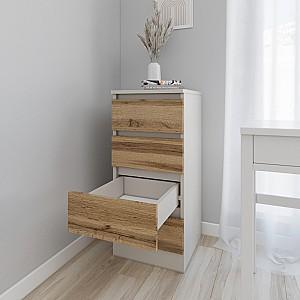 Comoda Smartex Т1 40 cm Cașmir / Stejar Închis