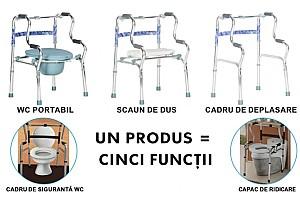 Scaun de baie pentru persoane cu dizabilitati Dr.Frei KY 821L