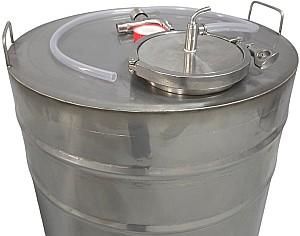 Butoi de inox IPS GROUP INOX 80 l ( cu robinet, aerator, furtun)