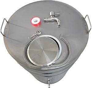 Butoi de inox IPS GROUP INOX 80 l (cu robinet)