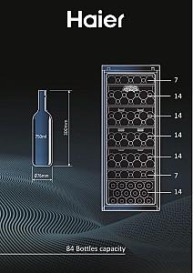 Racitor de vin Haier HWS84GA