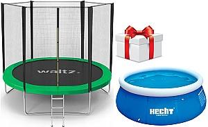 Trambulina Waltz PE 3,05 Verde + HECHT 3276B