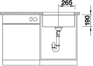 Chiuveta de bucatarie Blanco Subline 500-U (523433)
