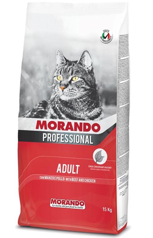 Hrana uscata pentru pisici Morando Professional Adult Chicken/Beef 15kg