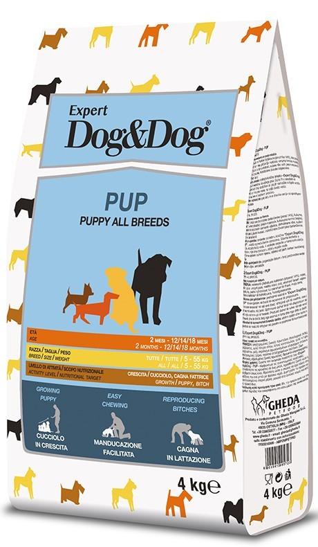 Hrana uscata pentru caini Gheda Dog&Dog Puppy Poultry 4kg