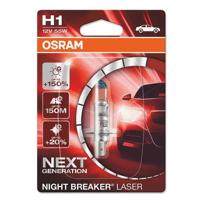 Lampa auto Osram H1 Night BREAKER LASER OS-64150NL-01B