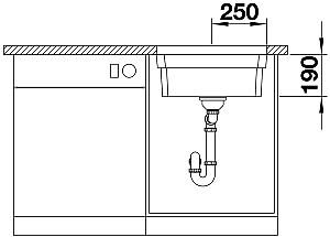 Chiuveta de bucatarie Blanco Etagon 500-U (521841)