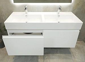 Dulap sub lavoar Bayro MEG 11 Pro 2F 1210 Alb