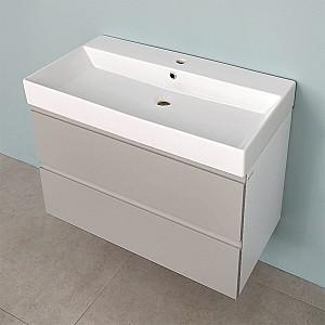 Dulap sub lavoar Bayro Studio 700 Gri deschis
