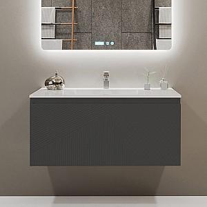 Dulap sub lavoar Bayro Sensi Allegro 800 Negru