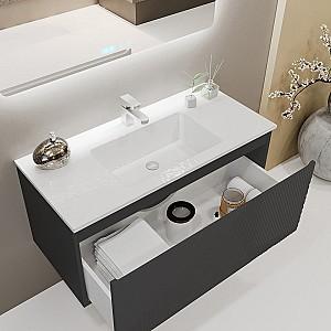 Dulap sub lavoar Bayro Sensi Allegro 800 Negru