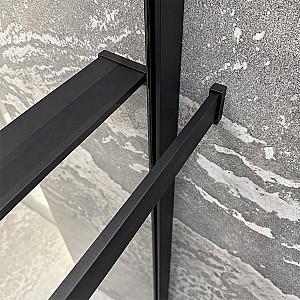 Paravan de dus Linia H2O Lino 900x2000 Negru