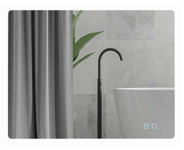 Oglindă Bayro Gama 70x80 LED
