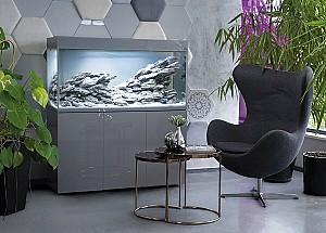 Acvariu Aquael GLOSSY ST 100 gri