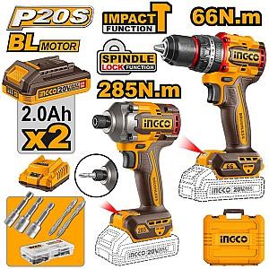 Set de scule electrice INGCO CKLI20277