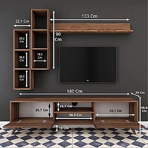 Tumba pentru televizor Trendy M16 262 Nuc (Maro)