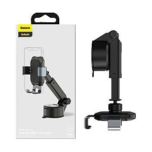 Suport auto pentru telefon Baseus Car Holder Tank Gravity with Suction Base Tarnish Black