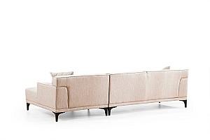 Canapea coltar Trendy Petra R Corner Alb