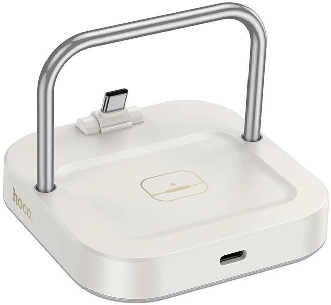 Incarcator telefon HOCO CQ16B Astute 2in1 Milky White
