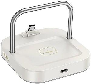 Incarcator telefon HOCO CQ16B Astute 2in1 Milky White
