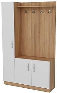 Antreu Trendy Naturel Alb/Teak (Maro)